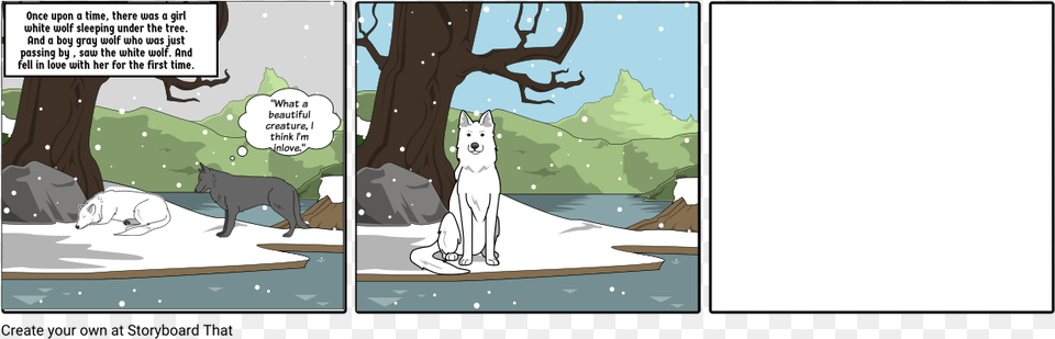 The White Wolf Amp The Gray Wolf Cartoon, Book, Comics, Publication, Animal Free Transparent Png