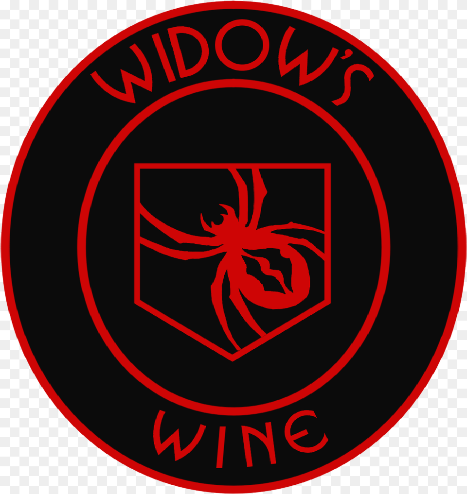 The Widows Wine Perk Label Circle, Emblem, Symbol, Logo, Disk Free Png