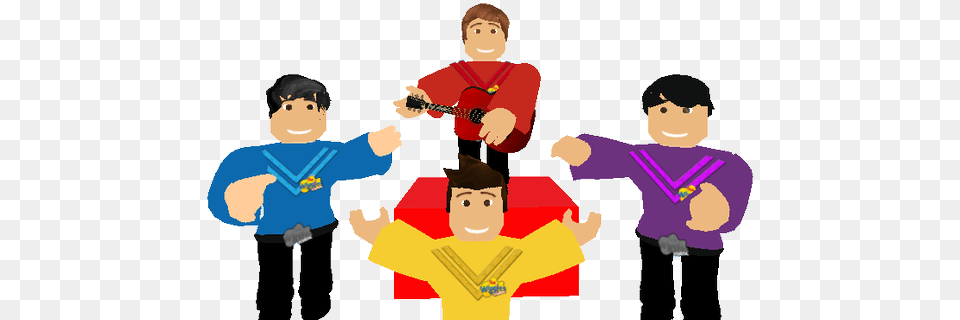 The Wiggles Roblox On Twitter, Adult, Baby, Male, Man Free Png Download