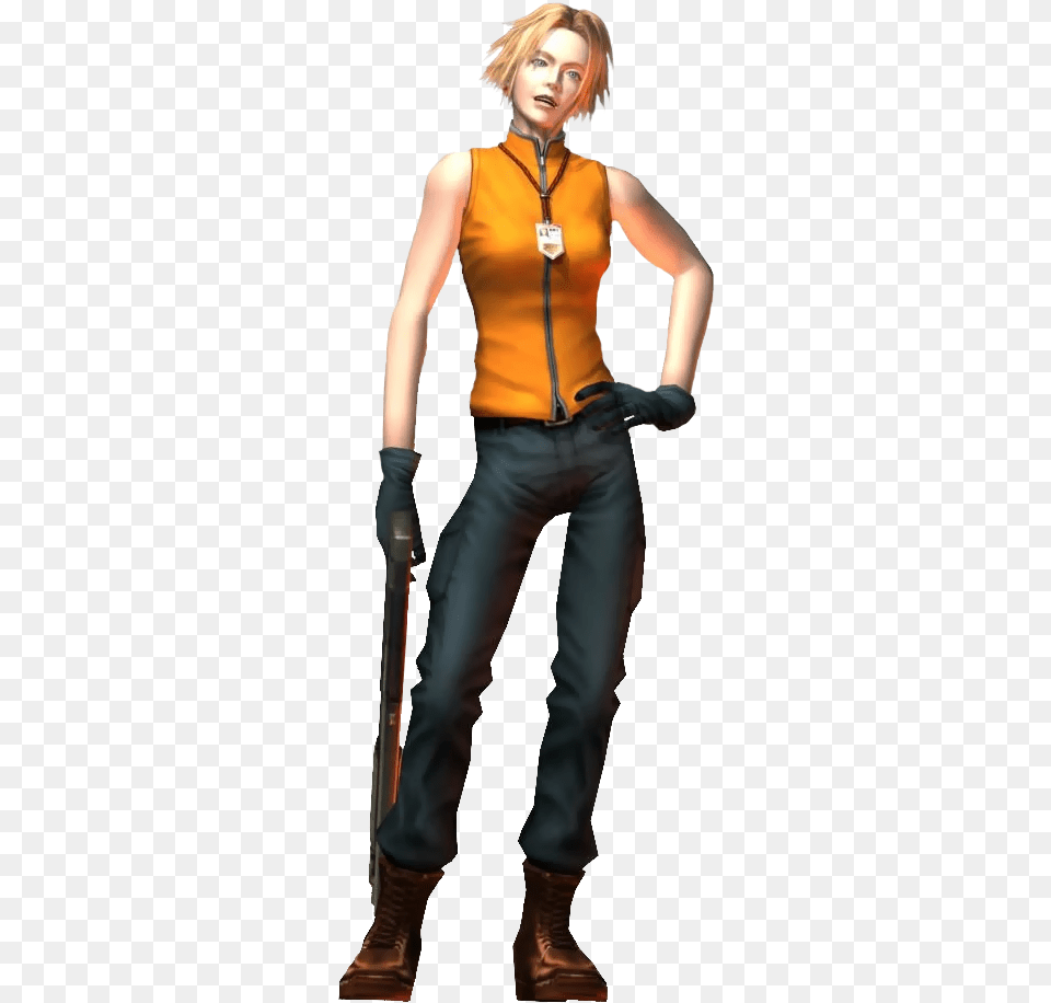 The Wiki Of The Dead Lisa Rogan House Of The Dead, Vest, Clothing, Costume, Person Png