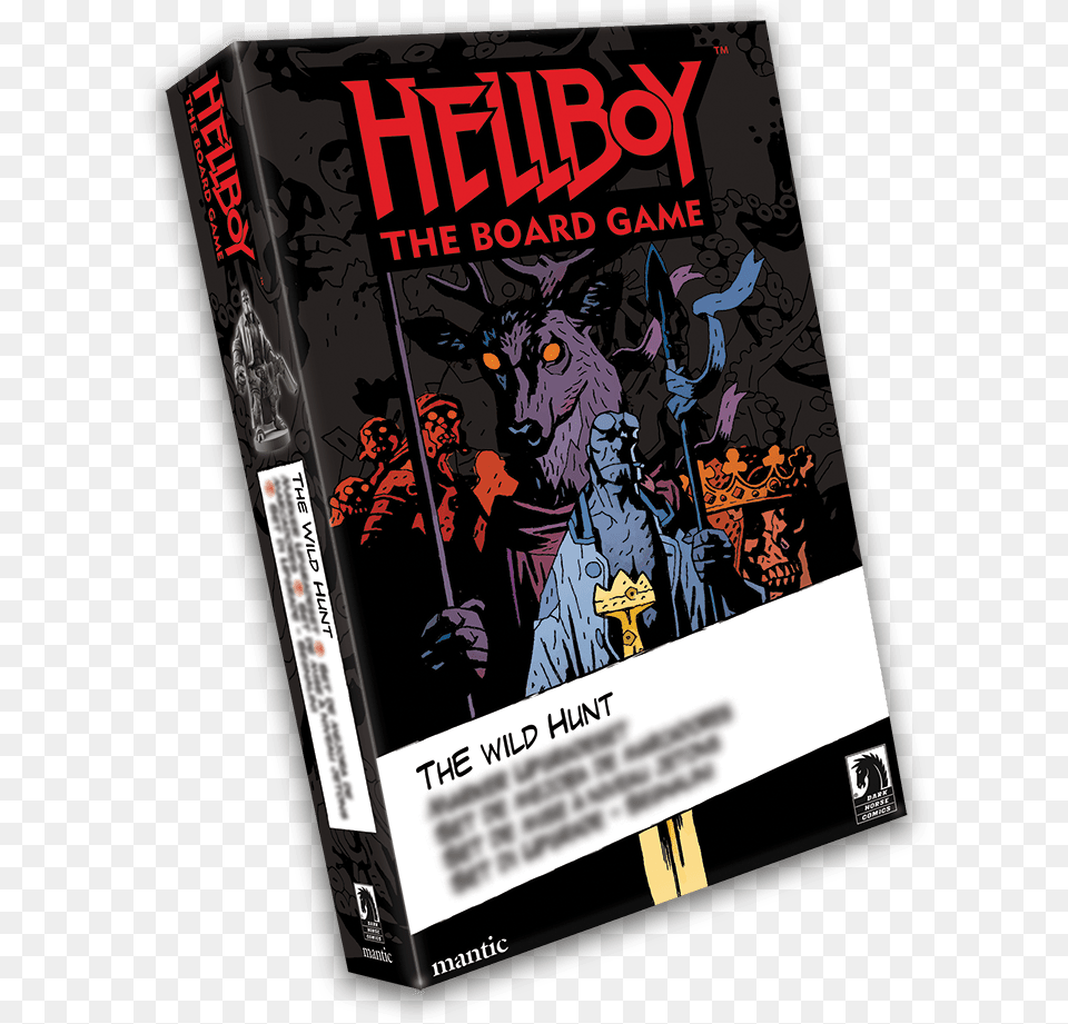 The Wild Hunt Hellboy The Board Game The Wild Hunt Expansion, Book, Comics, Publication, Person Png Image
