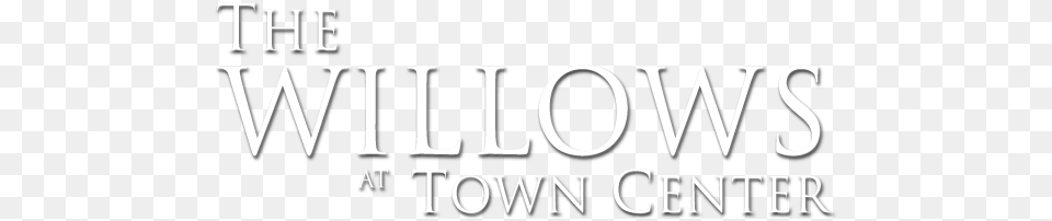 The Willows At Town Center Graphics, Text Png Image