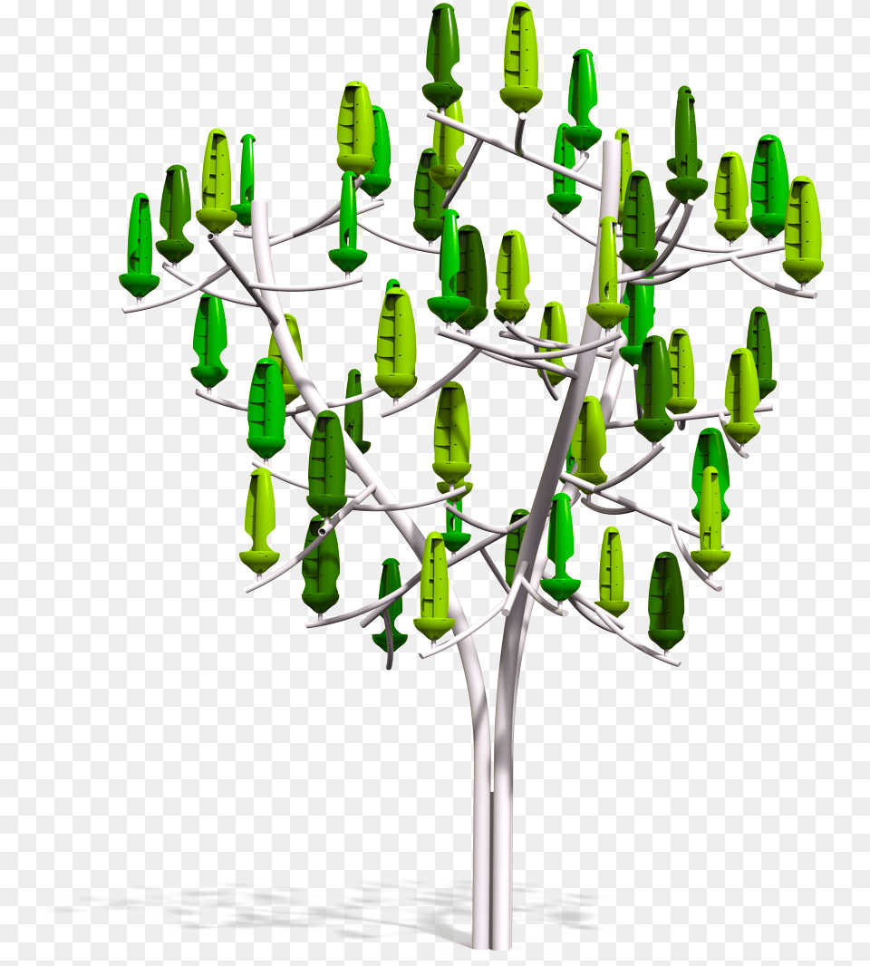 The Wind Tree Tree Shaped Wind Turbine, Festival, Hanukkah Menorah, Bottle Free Png Download