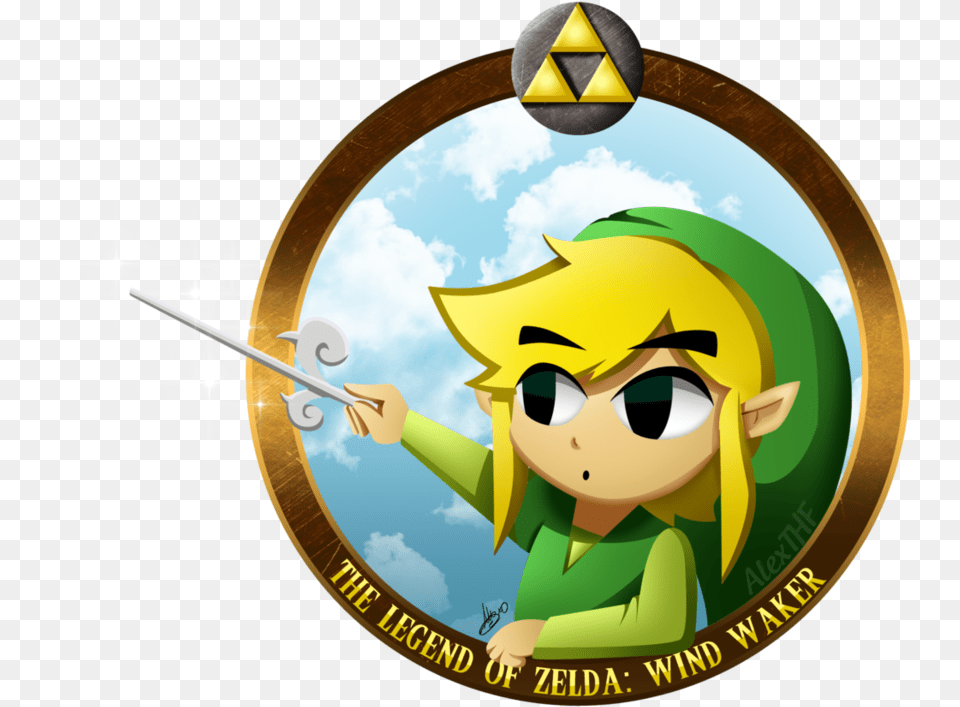 The Wind Waker By Alexthf D8o27wp The Legend Of Zelda The Wind Waker, Baby, Person, Face, Head Free Png