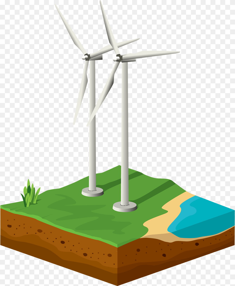 The Windmills Clipart, Engine, Machine, Motor, Turbine Free Transparent Png