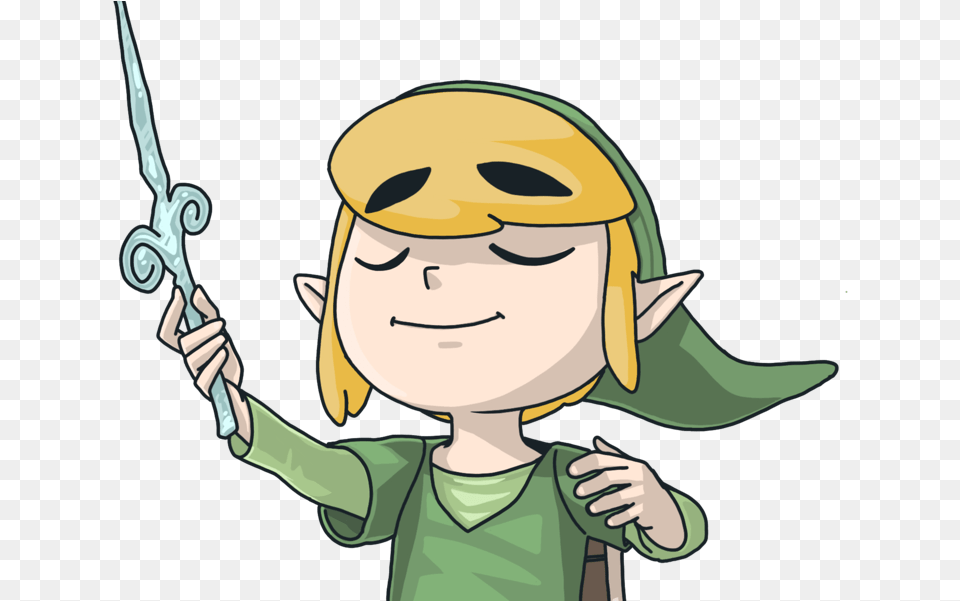 The Windwaker Comic Drawing Fantasy Character Illustration Cartoon, Baby, Person, Face, Head Free Png