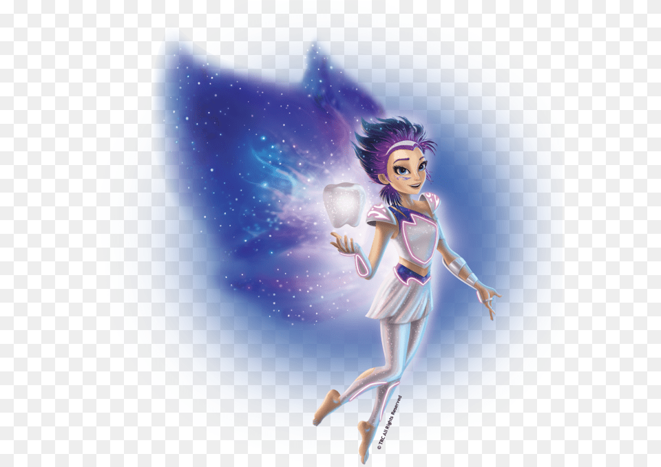The Wishingtooth Tooth Fairy App Transparent Background Tooth Fairy, Book, Comics, Publication, Person Png