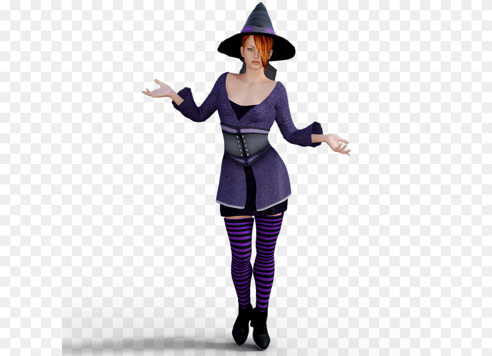 The Witch Woman Halloween Girl Gothic Mystical Lets Play Webtoon Porn, Clothing, Sun Hat, Sleeve, Hat Free Transparent Png