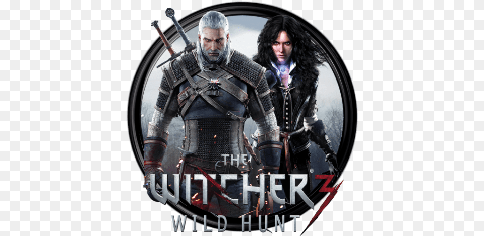 The Witcher 3 Logo Images Transparent Witcher 3 Wild Hunt, Adult, Male, Man, Person Png Image