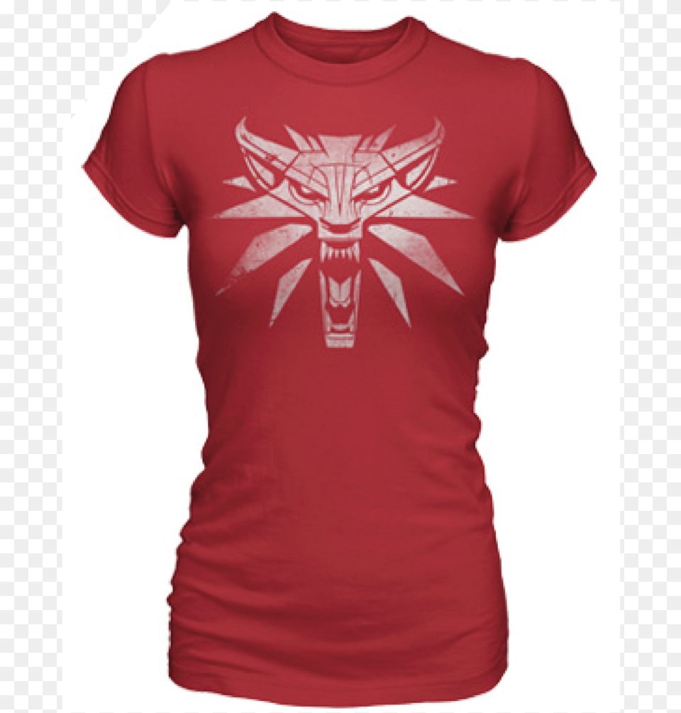 The Witcher 3 White Wolf Women39s Tee Witcher Phone, Clothing, T-shirt, Shirt Png Image