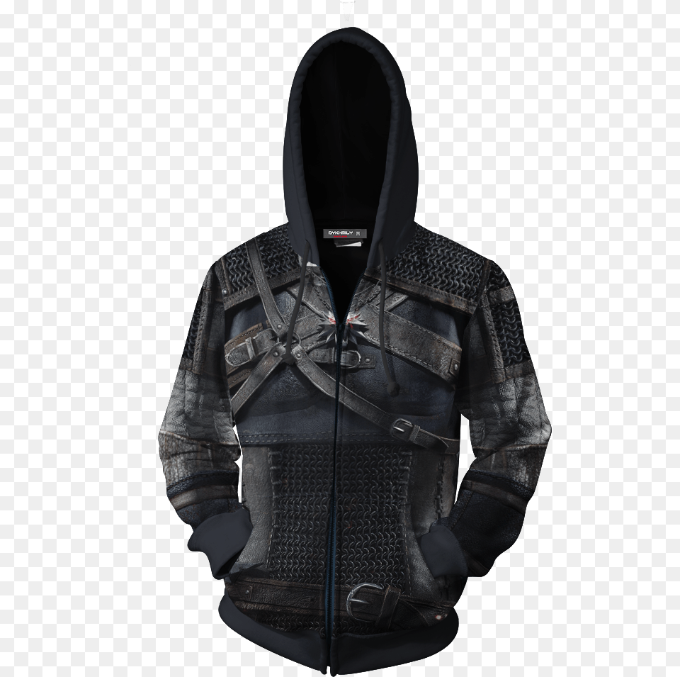 The Witcher 3 Wild Hunt Geralt Of Rivia Cosplay Zip, Clothing, Coat, Jacket, Hoodie Free Png Download