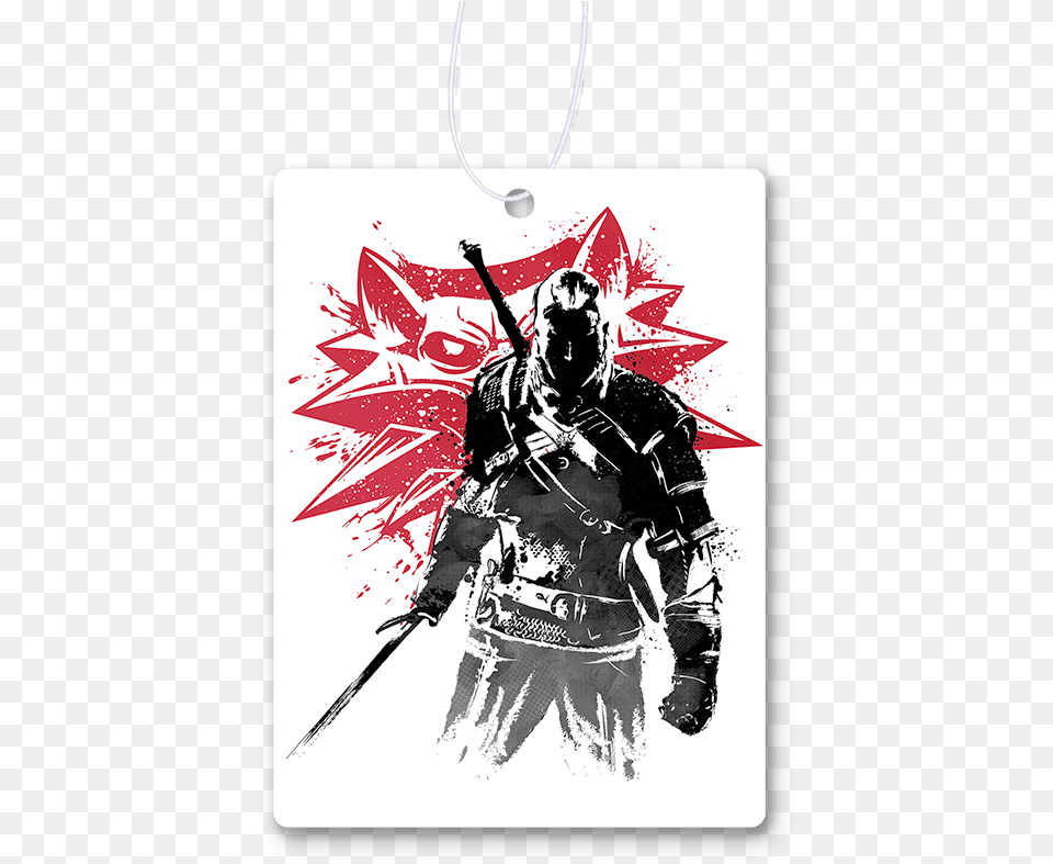 The Witcher Air Freshener Witcher Shirt, Adult, Male, Man, People Free Transparent Png