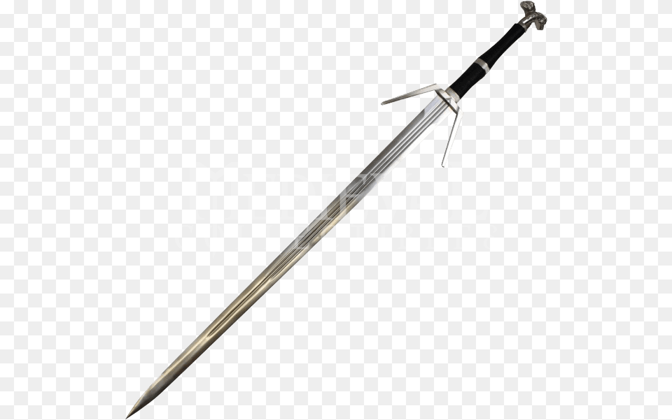 The Witcher Iii Decorative Silver Sword Witcher Sword, Weapon, Blade, Dagger, Knife Png Image