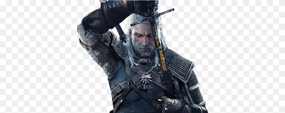 The Witcher Witcher 3 Geralt, Adult, Male, Man, Person Free Transparent Png