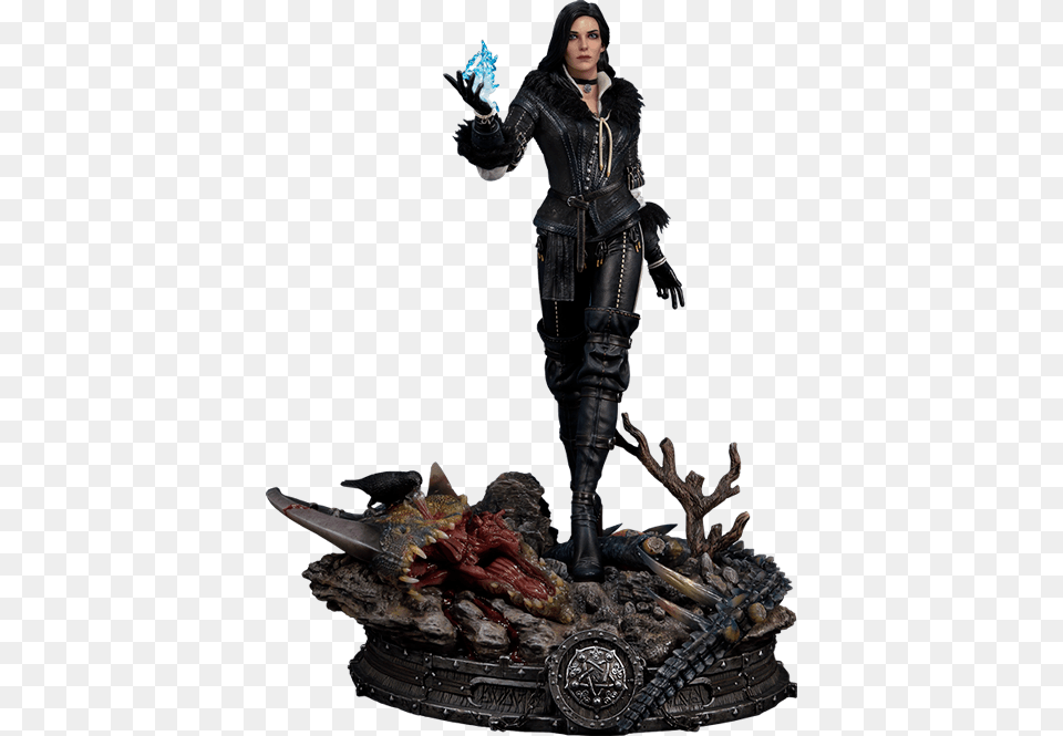 The Witcher Witcher 3 Yennefer Statue, Clothing, Coat, Jacket, Adult Png Image