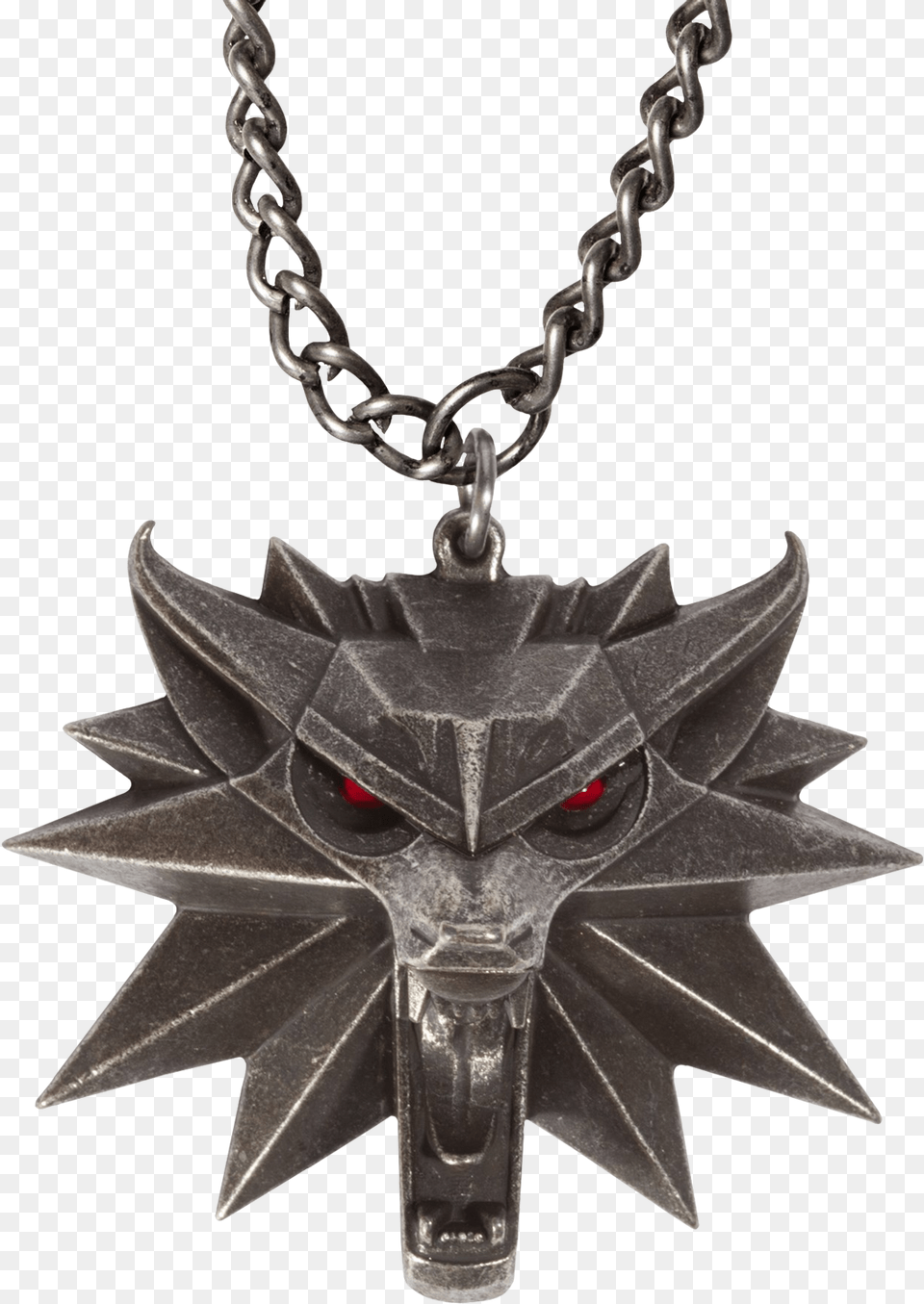 The Witcher Witcher Wolf Led Medallion, Accessories, Jewelry, Necklace, Pendant Free Png