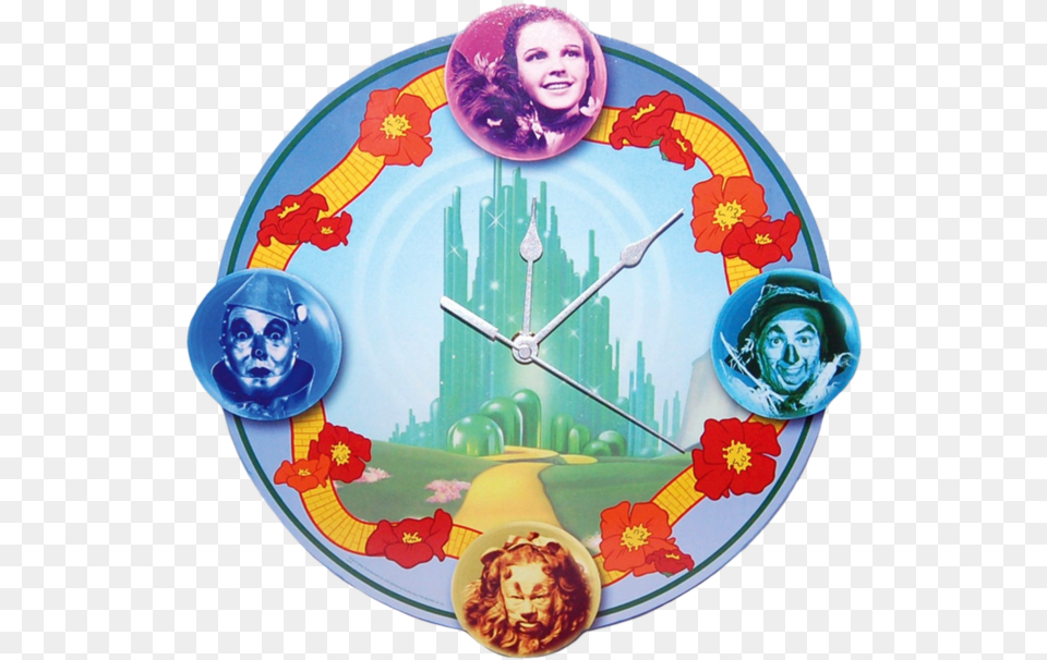 The Wizard Of Oz, Clock, Face, Person, Head Free Transparent Png