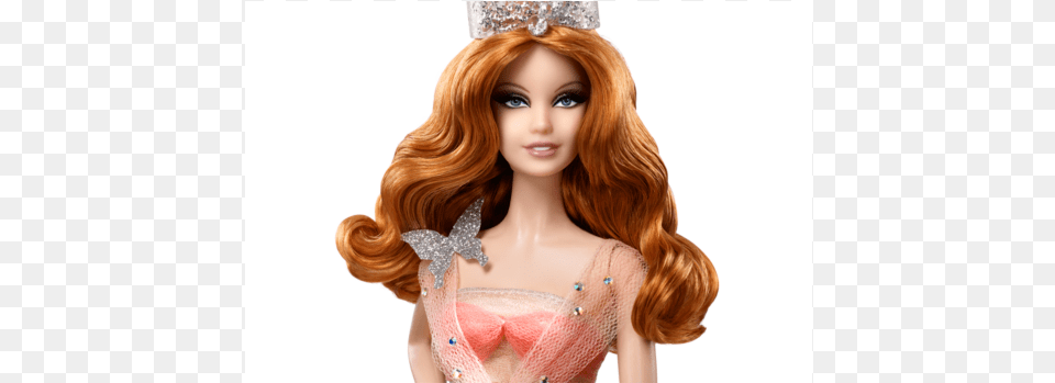 The Wizard Of Oz Fantasy Glamour Glinda Doll 2 Barbie The Wizard Of Oz Glinda The Good Witch Doll, Figurine, Toy, Adult, Female Free Png