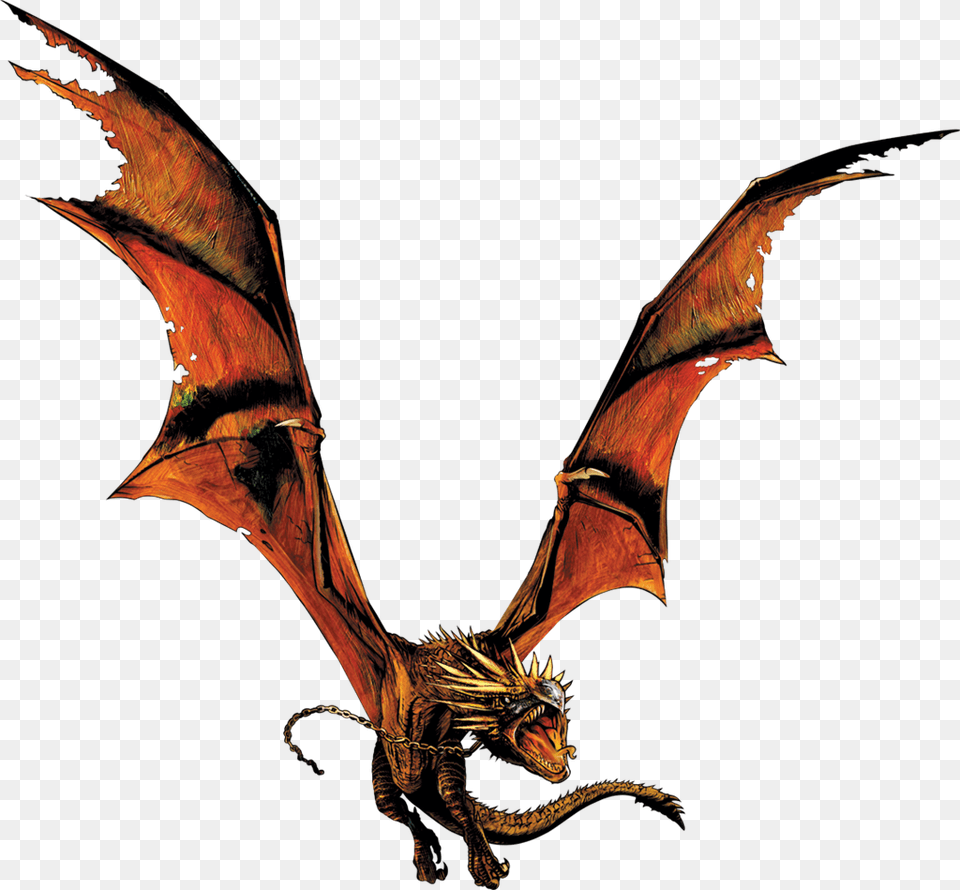 The Wizarding World Of Harry Potter Harry Potter And Flying Realistic Dragon, Animal, Bird Free Png Download