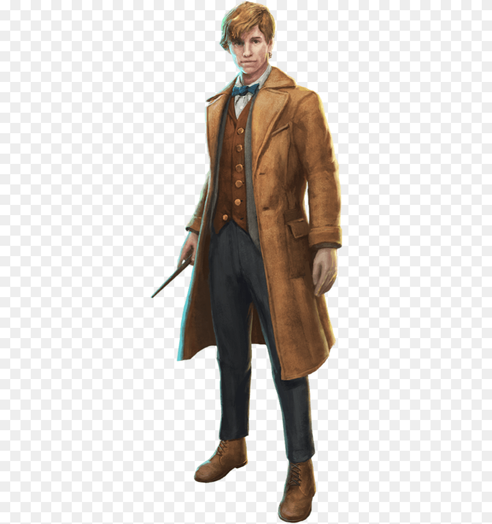 The Wizards Unite Foundable Ministry Employee Newt Scamander, Clothing, Coat, Overcoat, Adult Free Png