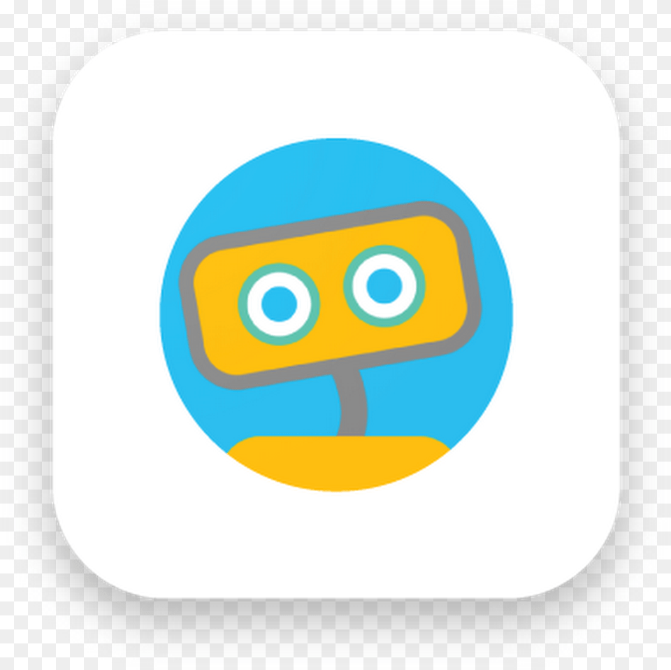 The Woebot App Logo Which Features A Yellow Robot Graphic Design Free Transparent Png