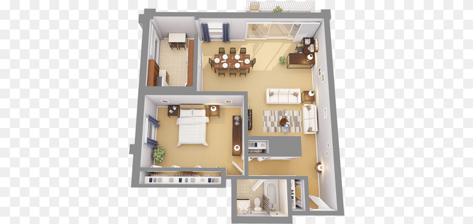 The Woodmont One Bedroom Apartment In Rockville Md Woodmont Congressional Tower Apartments, Diagram, Floor Plan, Electrical Device, Switch Png