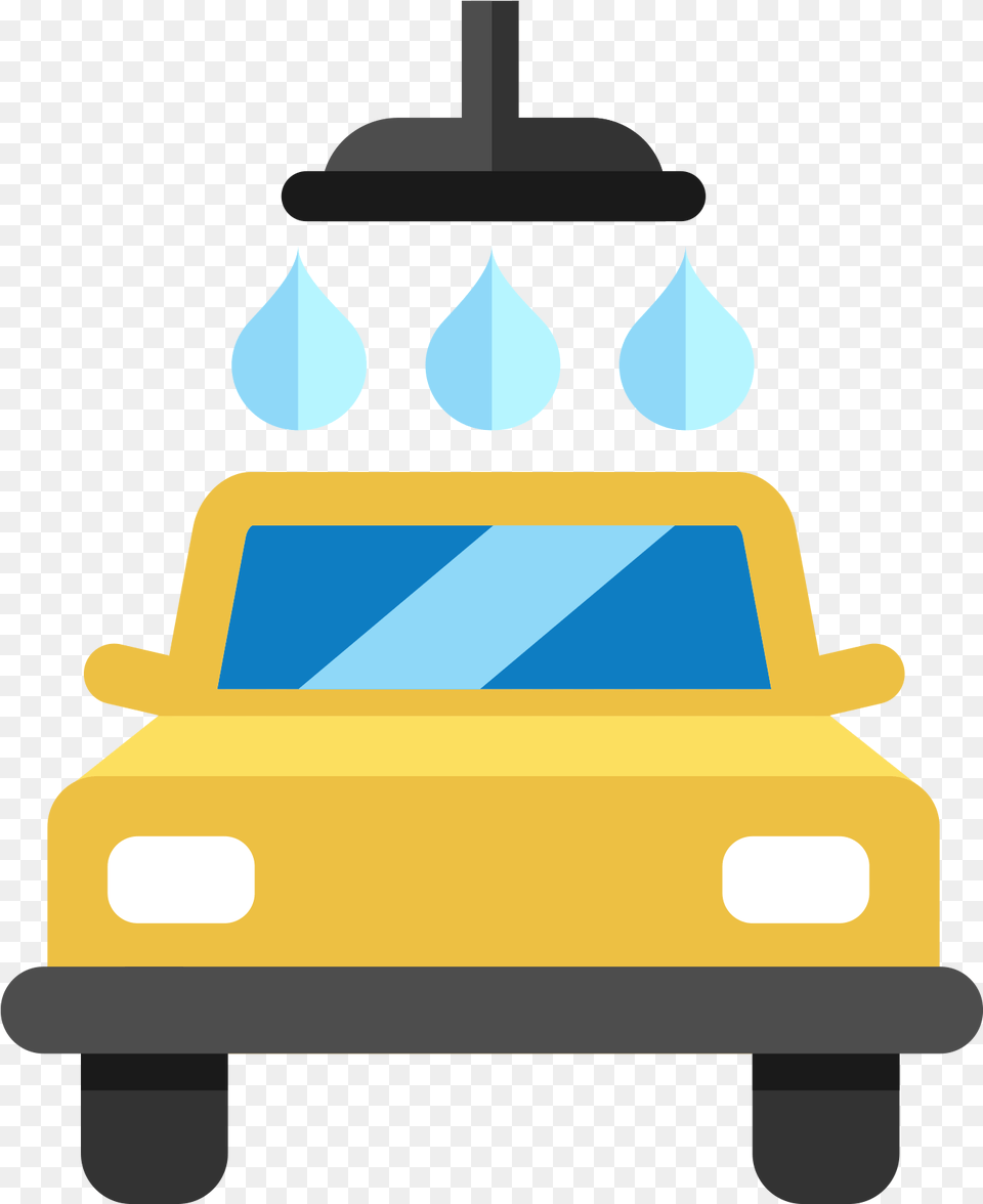 The Works Wash Car Washing Icon Clipart Full Size Car Wash, Transportation, Vehicle, Lighting, Taxi Png