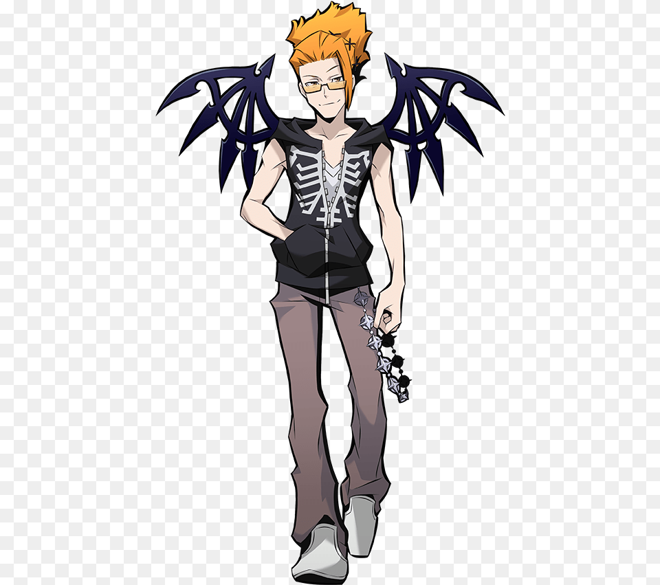 The World Ends With You Animation Main Visual Koki Kariya, Book, Comics, Publication, Person Png