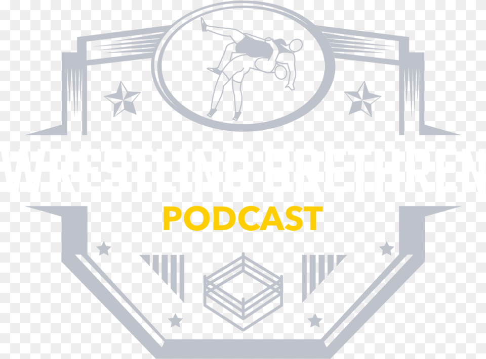 The Wrestling Brethren Podcast Emblem, Logo, Symbol, Clapperboard Free Png