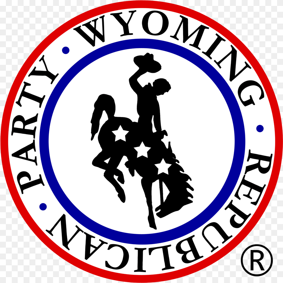 The Wyoming Republican Party University Of Wyoming, Emblem, Logo, Symbol, Person Free Png Download