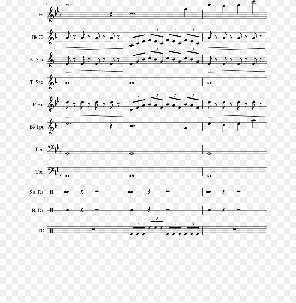 The X Files Theme Sheet Music Composed By Arr Xiao Xing Yun Flute Sheet, Gray Free Transparent Png