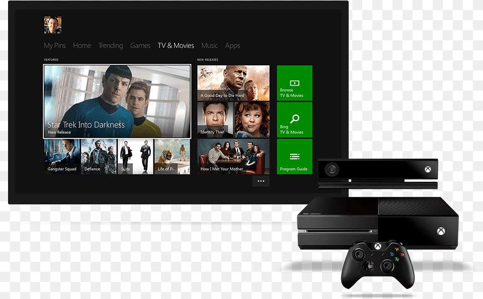 The Xbox Reveal Showed Off More Than One Reason To Tv Screen With Xbox, Adult, Person, Man, Male Png