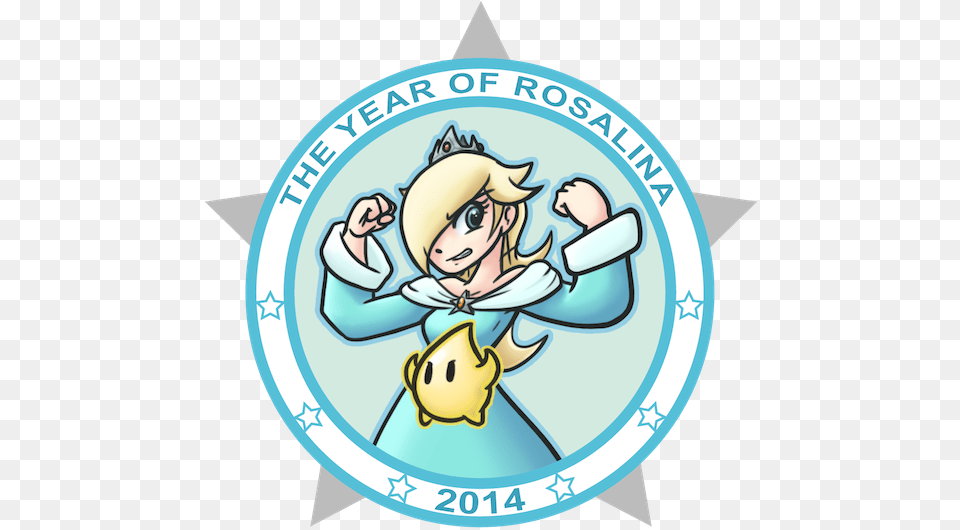The Year Of Rosalina Cartoon, Badge, Logo, Symbol, Face Free Png