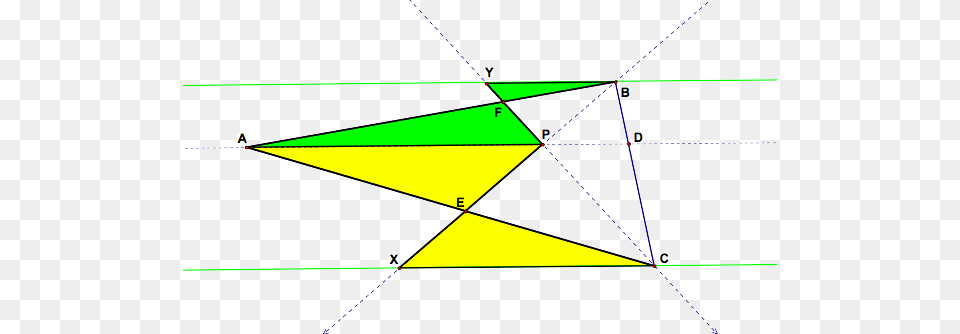 The Yellow Triangles Are Similar And The Green Triangles Diagram, Triangle Free Transparent Png