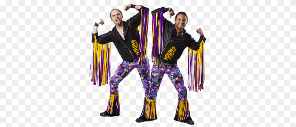 The Young Bucksimage Gallery Pro Wrestling Fandom Powered, Purple, Person, People, Dancing Free Transparent Png