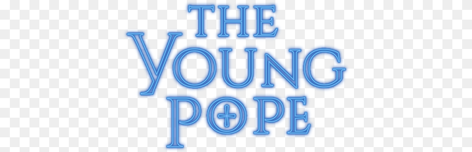The Young Pope Young Pope Logo, Light, Neon, Text, Cross Png Image