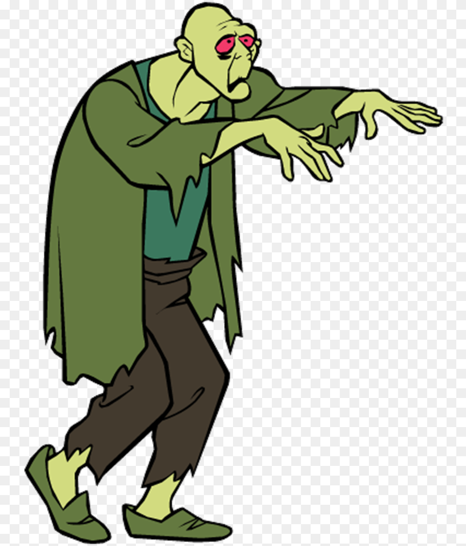The Zombie From Which Witch Is Which Scooby Doo Sleeve, Person, Cartoon, Face, Head Free Transparent Png