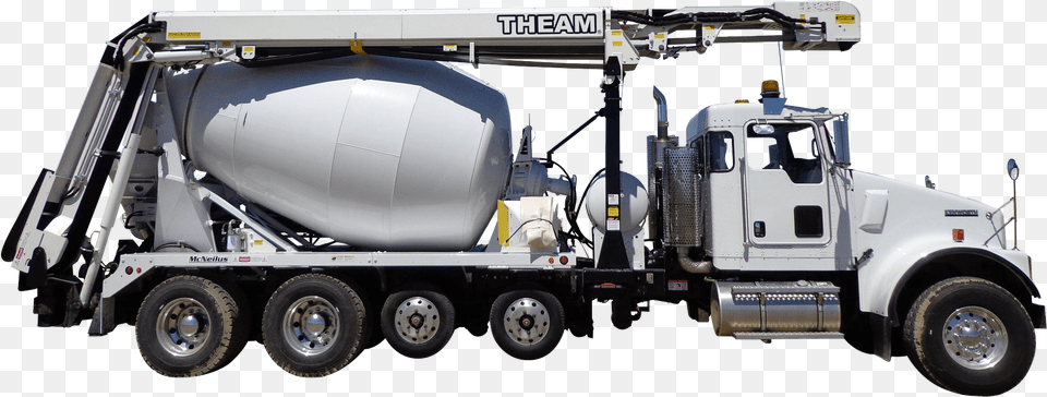 Theam Concrete Conveyor Belt Betongbil Truck Conveyor Mixer Trucks, Trailer Truck, Transportation, Vehicle, Machine Free Png Download