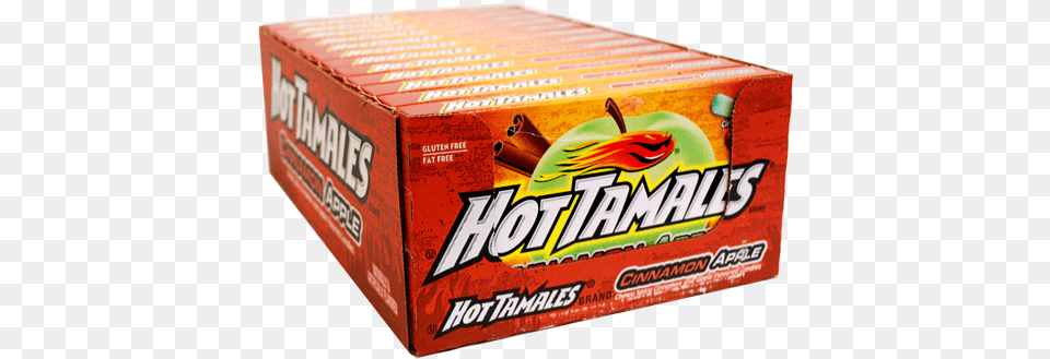 Theater Box For Fresh Hot Tamales Cinnamon Apple Flavored Chewy Candies, Food, Sweets, Gum Free Png Download