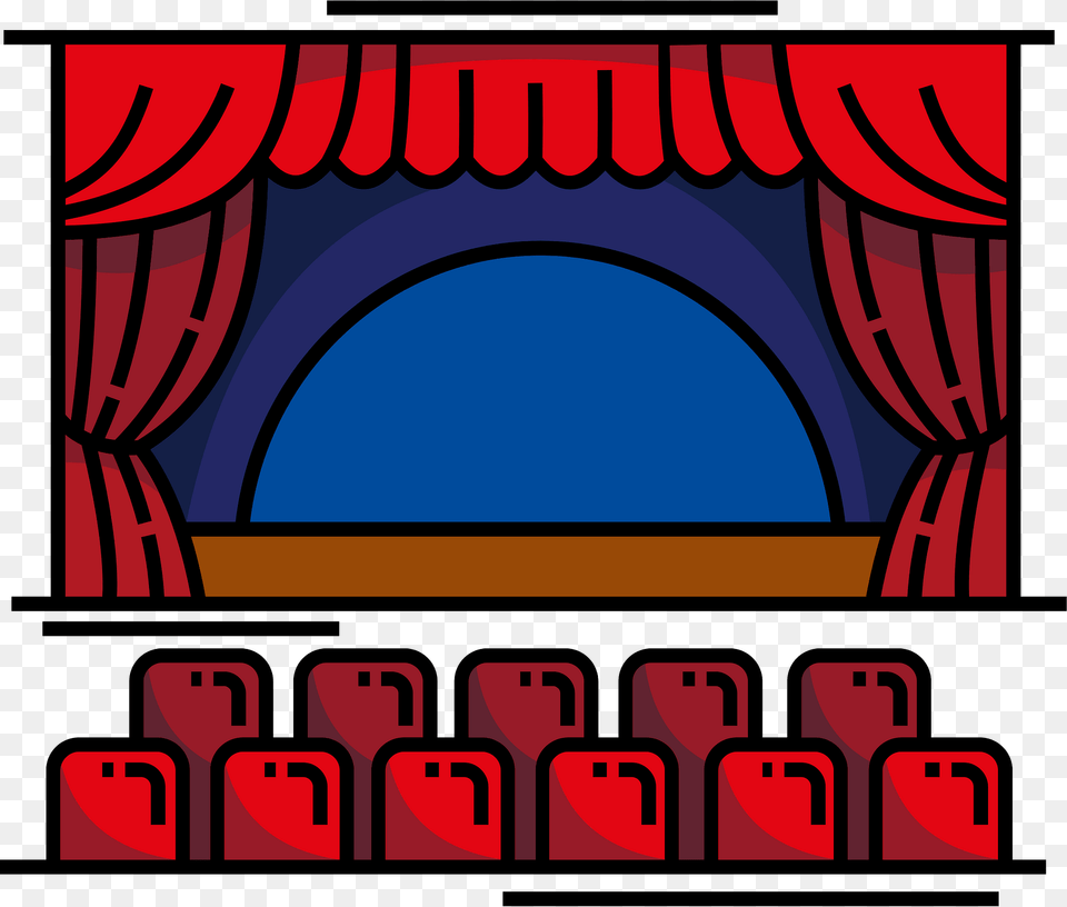 Theater Clipart, Indoors, Auditorium, Hall, Stage Free Png Download