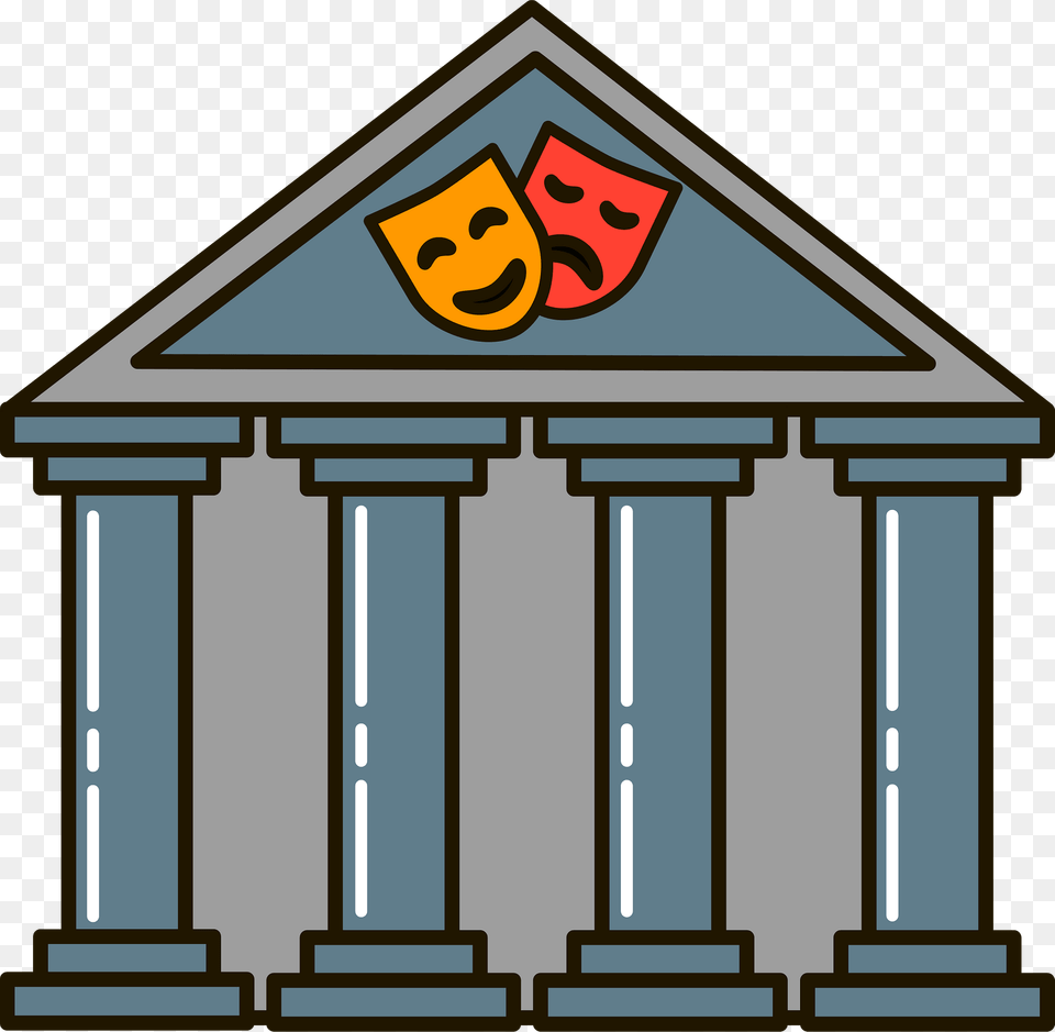 Theater Clipart, Architecture, Pillar, Building, Parthenon Free Transparent Png