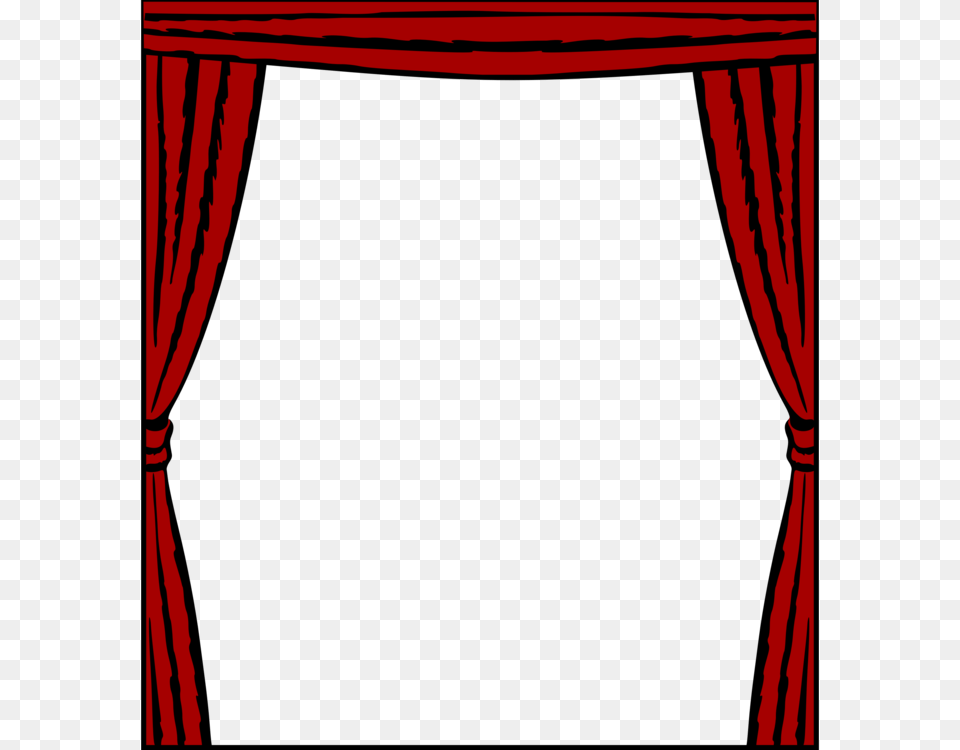 Theater Drapes And Stage Curtains Window Picture Frames Drawing, Curtain, Indoors, Electronics, Screen Free Png