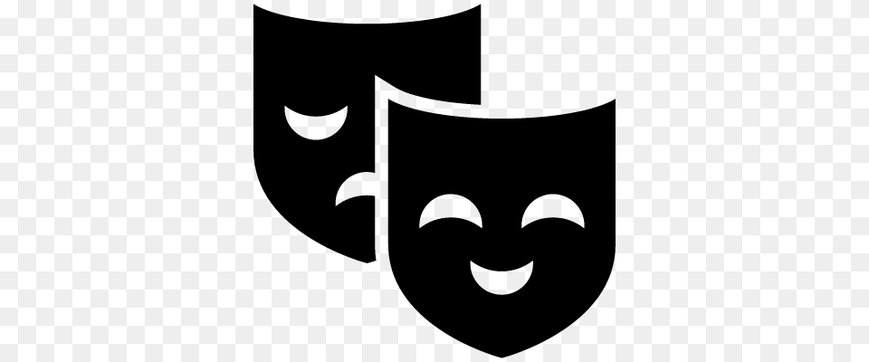 Theater Masks Vectors Logos Icons And Photos Downloads, Gray Free Png