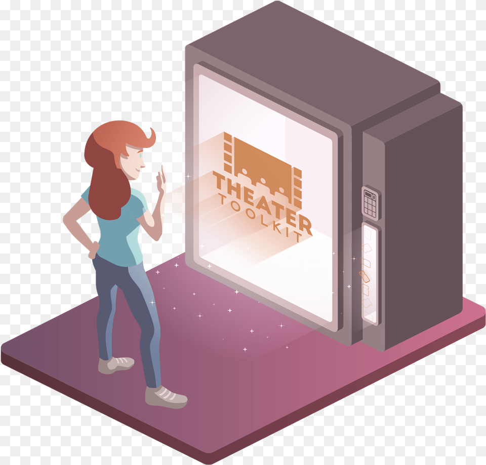 Theater Toolkit Illustration, Adult, Female, Person, Woman Free Transparent Png