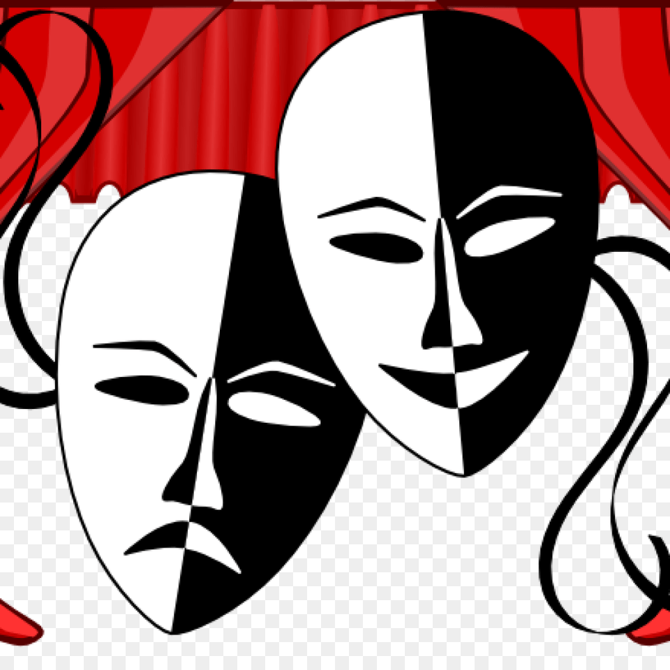 Theatre Clipart Mask, Adult, Female, Person, Stencil Free Png
