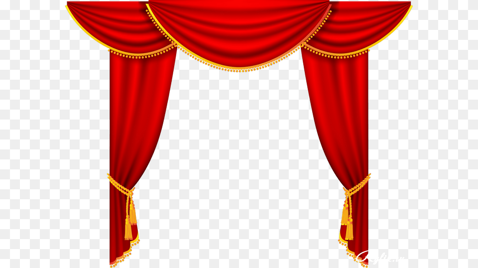 Theatre Curtains Transparent, Indoors, Stage, Theater, Curtain Free Png Download
