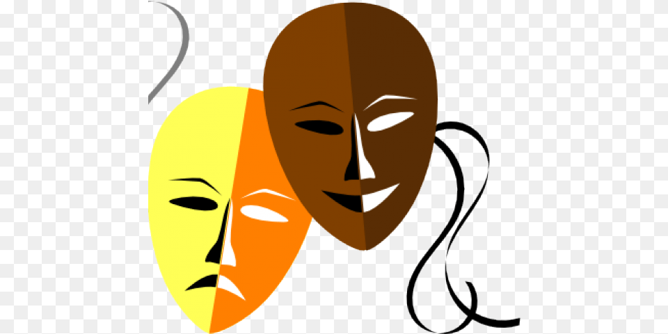 Theatre Faces Cliparts Theatre Mask Vector, Adult, Female, Person, Woman Free Transparent Png