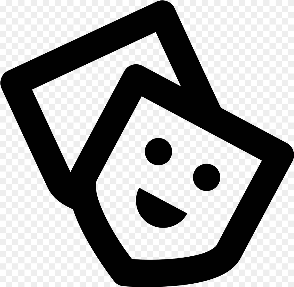 Theatre Mask Icon Stereotypical Shakespear Derivative Smiley, Gray Free Transparent Png