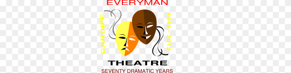 Theatre Masks Clip Art, Advertisement, Poster, Face, Head Png Image