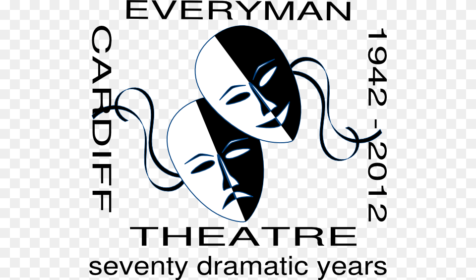 Theatre Masks Svg Clip Arts Theatre Masks, Stencil, Text, Adult, Female Free Transparent Png